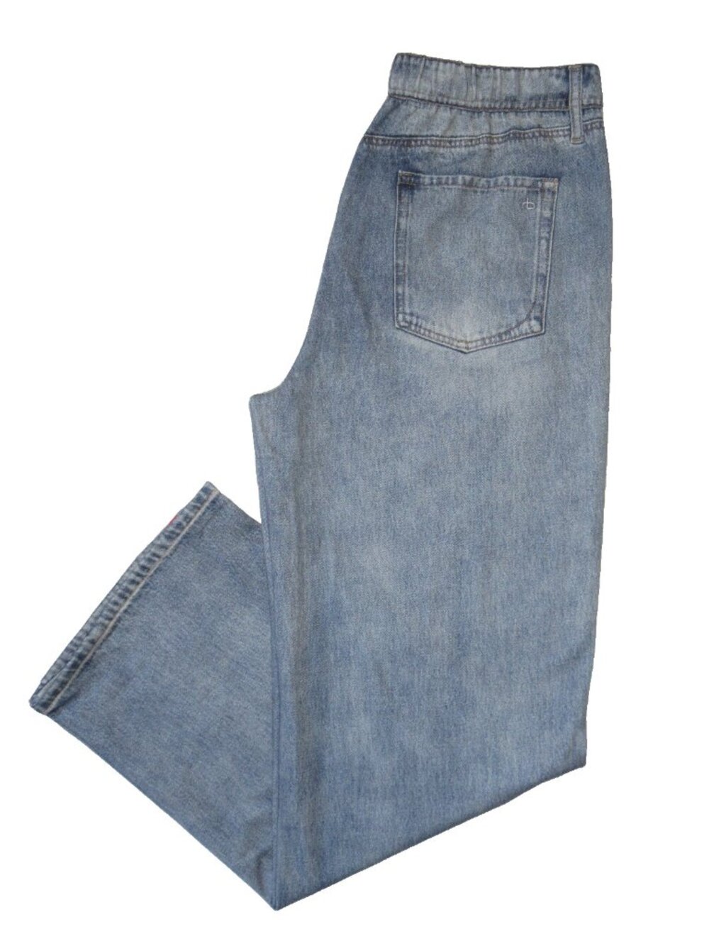 NWT rag & bone Miramar Terry in Coney Track Stripe Printed Faux Jean Pants L - Picture 12 of 12